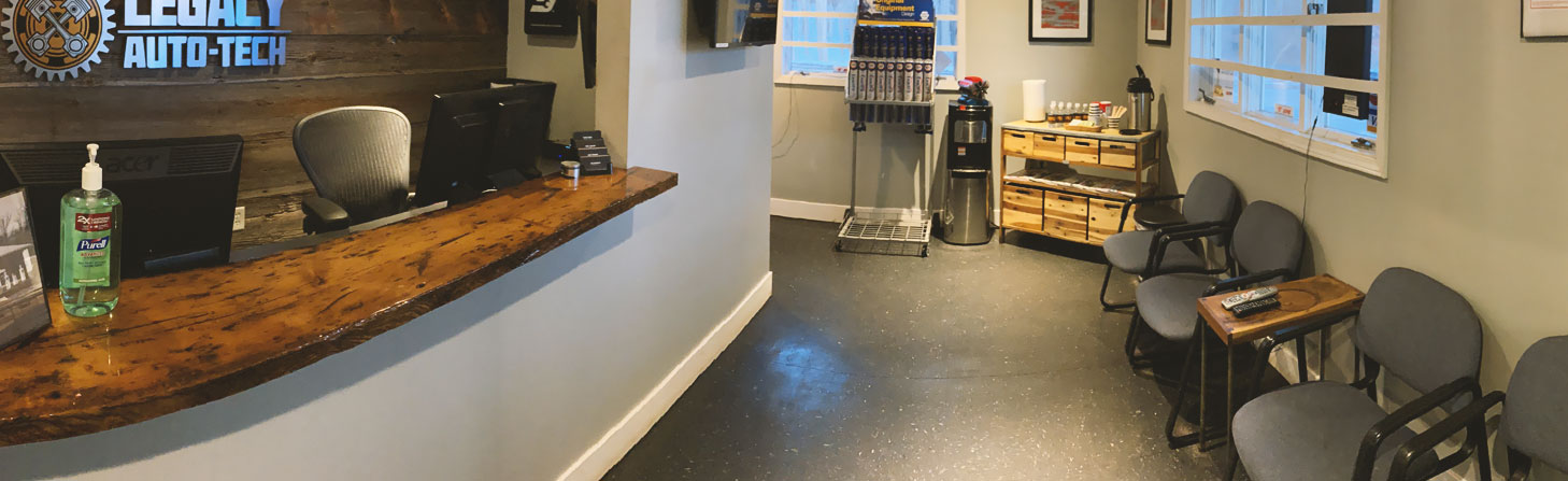 Comfortable waiting area - Legacy Auto-Tech